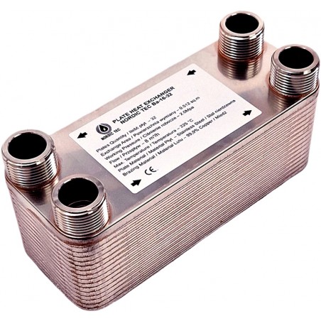 schimbator de caldura semineu Nordic Tec Ba-16-32 RO5