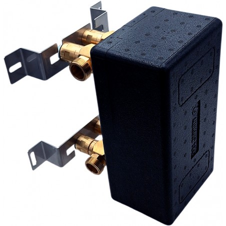 schimbator caldura centrala termica Nordic Tec Ba-16-32 RO7 set în izolație cu suport