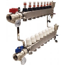 Distribuitor INOX încălzire prin pardoseală INOX 8 circuite 2