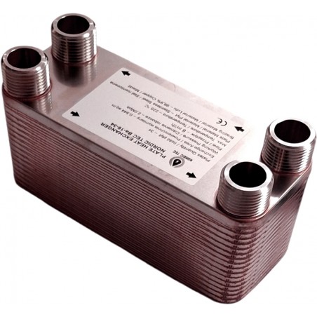 Schimbător căldură 20 kW NORDIC TEC Ba-16-34 1" 135kW