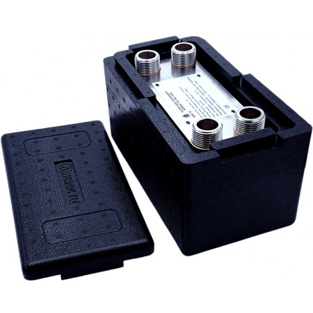 schimbator de caldura centrala termica 18 kW Nordic Tec Ba-16-40 RO5 izolatia