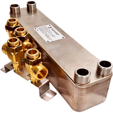 schimbator de caldura pentru pompa de caldura Nordic Tec Ba-60-40 RO3