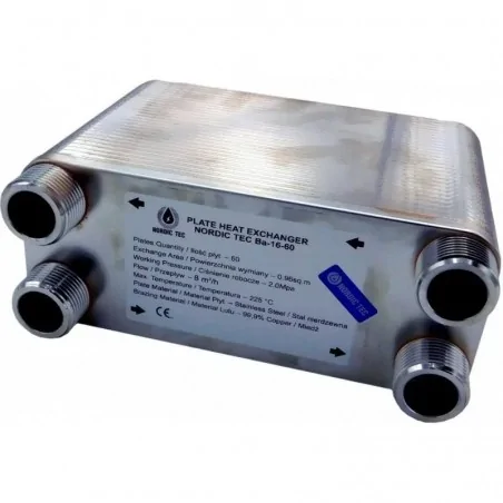 Schimbător de căldură NORDIC TEC Ba-16-60 1" 200 kW