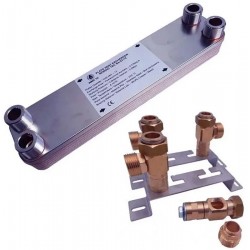 Schimbător de căldură cu plăci Nordic Tec Ba-23-12 3/4" 55kW SLIM 2