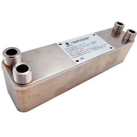 Schimbător de căldură cu plăci Nordic Tec Ba-23-30 3/4" 125kW
