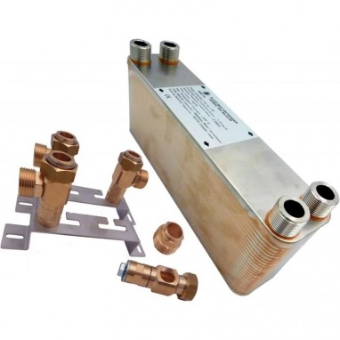 Schimbător de căldură cu plăci Nordic Tec Ba-23-40 3/4" montaj