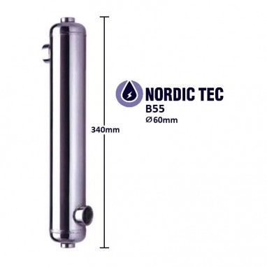 Schimbător de căldură piscină NORDIC TEC B55 16kW