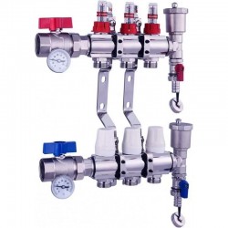 Distribuitor încălzire pardoseală NORDIC Tec - 3 circuite