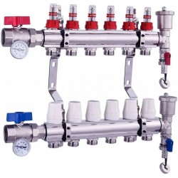 Distribuitor încălzire pardoseală NORDIC Tec 6 circuite