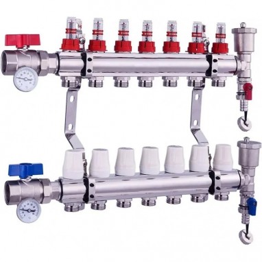 Distribuitor încălzire pardoseală NORDIC Tec 7 circuite