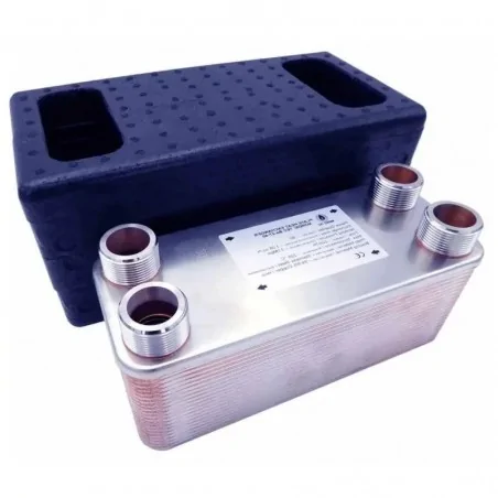 Instalații de încălzire cu cazane Schimbător de căldură NORDIC TEC Ba-32-40 1" 2