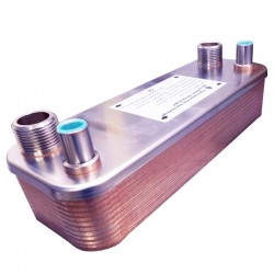 Schimbător de căldură Gaz-Apă NORDIC TEC Ba-26-20-F pompa de căldură 5 kW