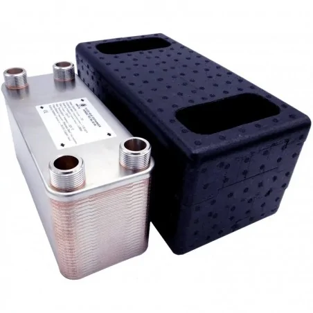 Schimbător de căldură cu plăci NORDIC Ba-27-60 1 1/4" izolatia