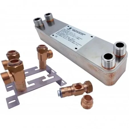 Schimbător de căldură Nordic Tec Ba-60-30 - montaj system 1 1/4"