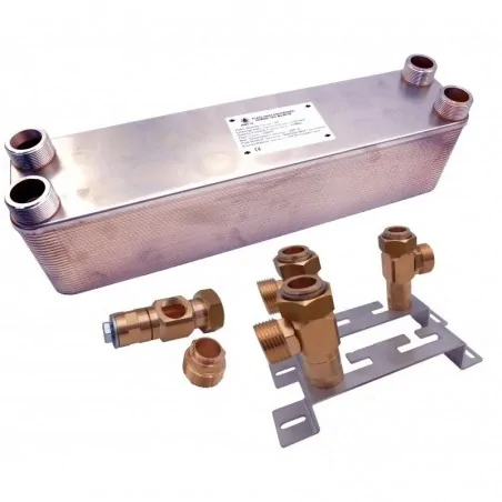 Schimbător de căldură pe plăci NORDIC TEC Ba-60-50 pentru pompe de căldură monobloc și alte surse de căldură