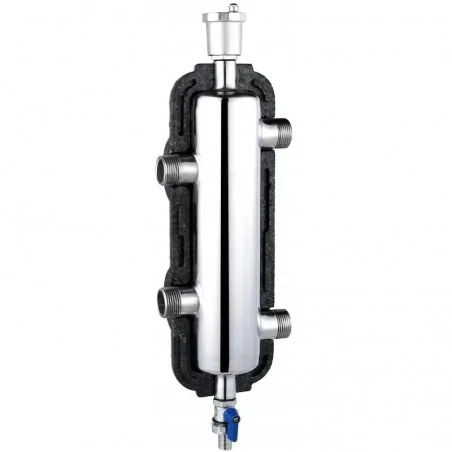 Separator hidraulic Nordic Tec 4 x 1" - 50kW cu izolație