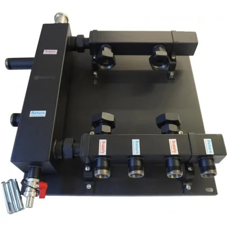 Separator hidraulic cu colector-distribuitor NORDIC – 2 secțiuni