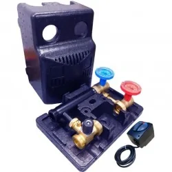 Grupă de pompare cu amestec DN25 cu vană cu 3 căi / 180 mm 2