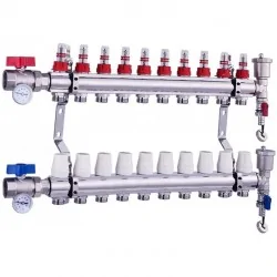Distribuitor încălzire pardoseală NORDIC Tec 10 circuite ro