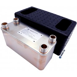 Schimbător de căldură cu 40 de plăci NORDIC TEC Ba-95-40 2" 1000kW 2