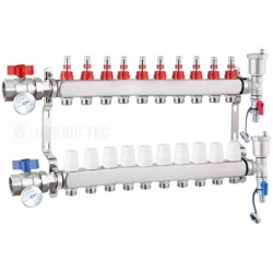 Distribuitor INOX încălzire prin pardoseală INOX 11 circuite