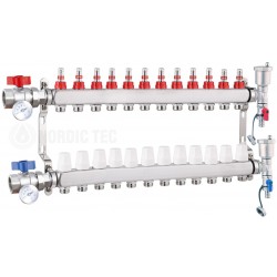 Distribuitor INOX încălzire prin pardoseală INOX 12 circuite