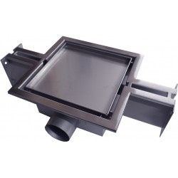 Grilă de scurgere pentru garaj, pivniță, camera centralei – 2 EXITS