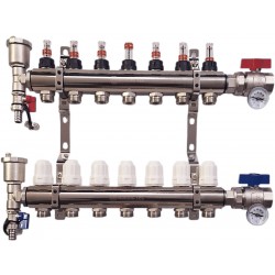 Distribuitor încălzire pardoseală NORDIC Tec 7 circuite 2