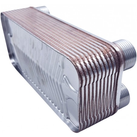 Vedere din spate a schimbătorului de căldură Nordic Tec Ba-16-22