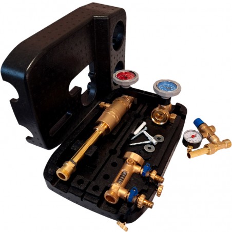 grup pompare panou solar NORDIC TEC cu două căi 1"