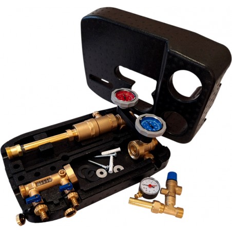 grup pompare panou solar cu 2 căi 1" NORDIC TEC