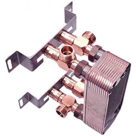 Schimbător de căldură cu set de fixare Nordic TEc Ba-16-24-RO6