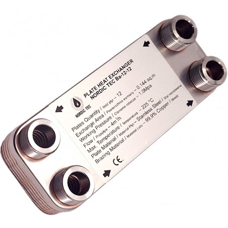 Mic schimbător de căldură NORDIC TEC Ba-12-12 RO6