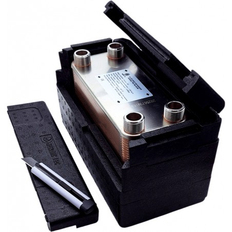 schimbator de caldura in placi 60 kW cu izolatie Nordic Tec Ba-32-60 RO6