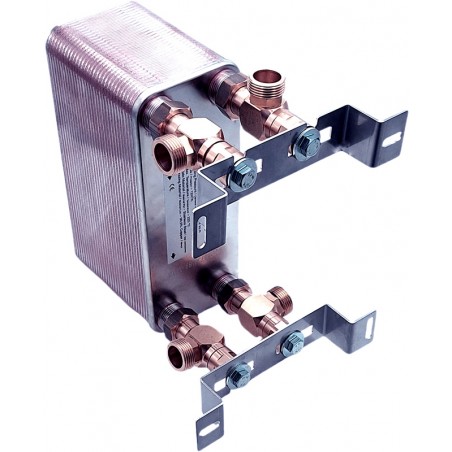 Schimbător de căldură cu 60 plăci NORDIC TEC Ba-32-60 1" 330kW