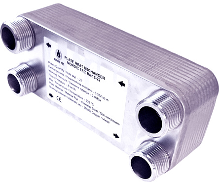 Schimbător de căldură cu plăci Nordic Tec Ba-16-22 ro9