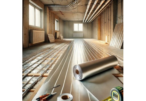 Folie de aluminiu sub încălzirea prin podea – merită să o folosești?
