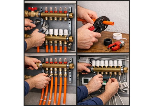 Conectarea distribuitorului pentru încălzire în pardoseală – ce și cum, pas cu pas