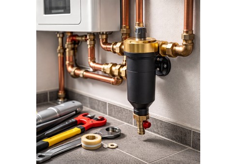 Filtru magnetic pentru centrala pe gaz – analiza soluției