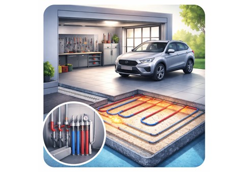 Încălzirea prin pardoseală în garaj – are sens?